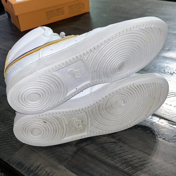 Nike Court Vision Lakers size 12 - Picture 4 of 4